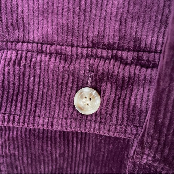 NWT Appleseed’s Corduroy Long Sleeve Button Up Shacket Cozy Women’s Petite XL - Picture 4 of 9
